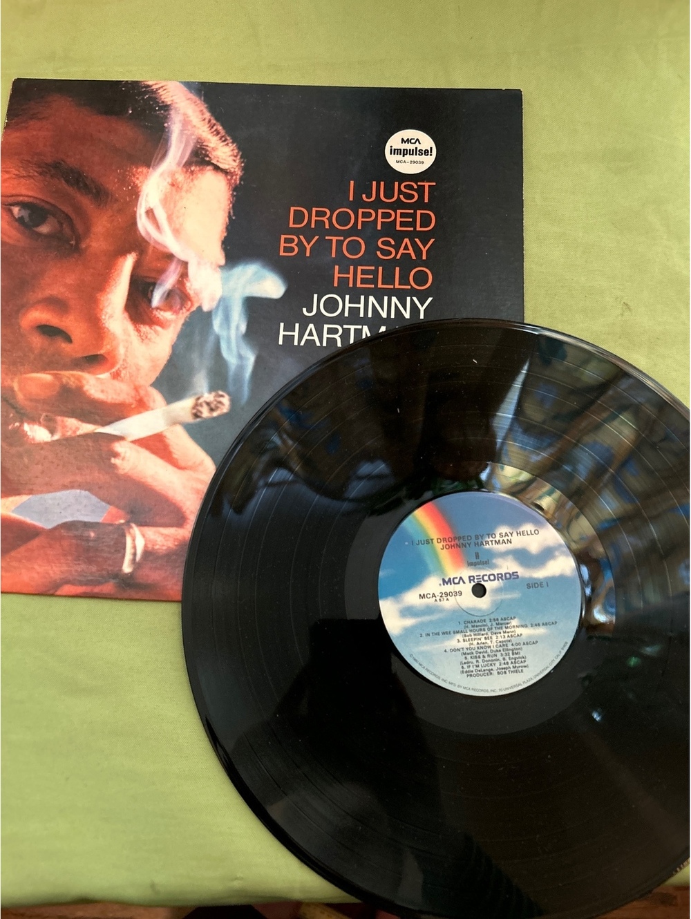 Johnny Hartman - I Just Dropped By to Say Hello Vinyl LP